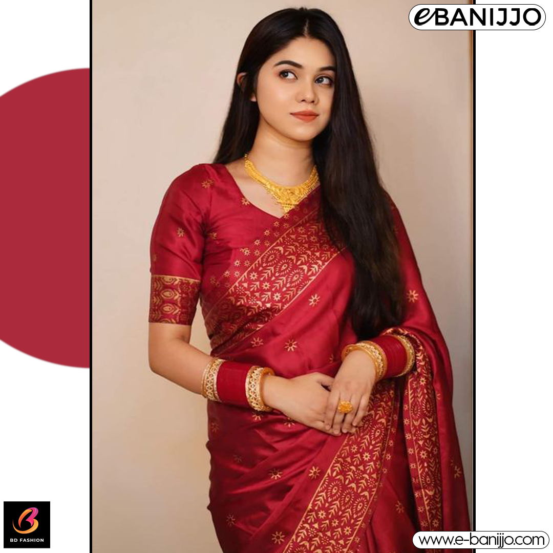 Japani Silk Sharee with Blouse Piece
