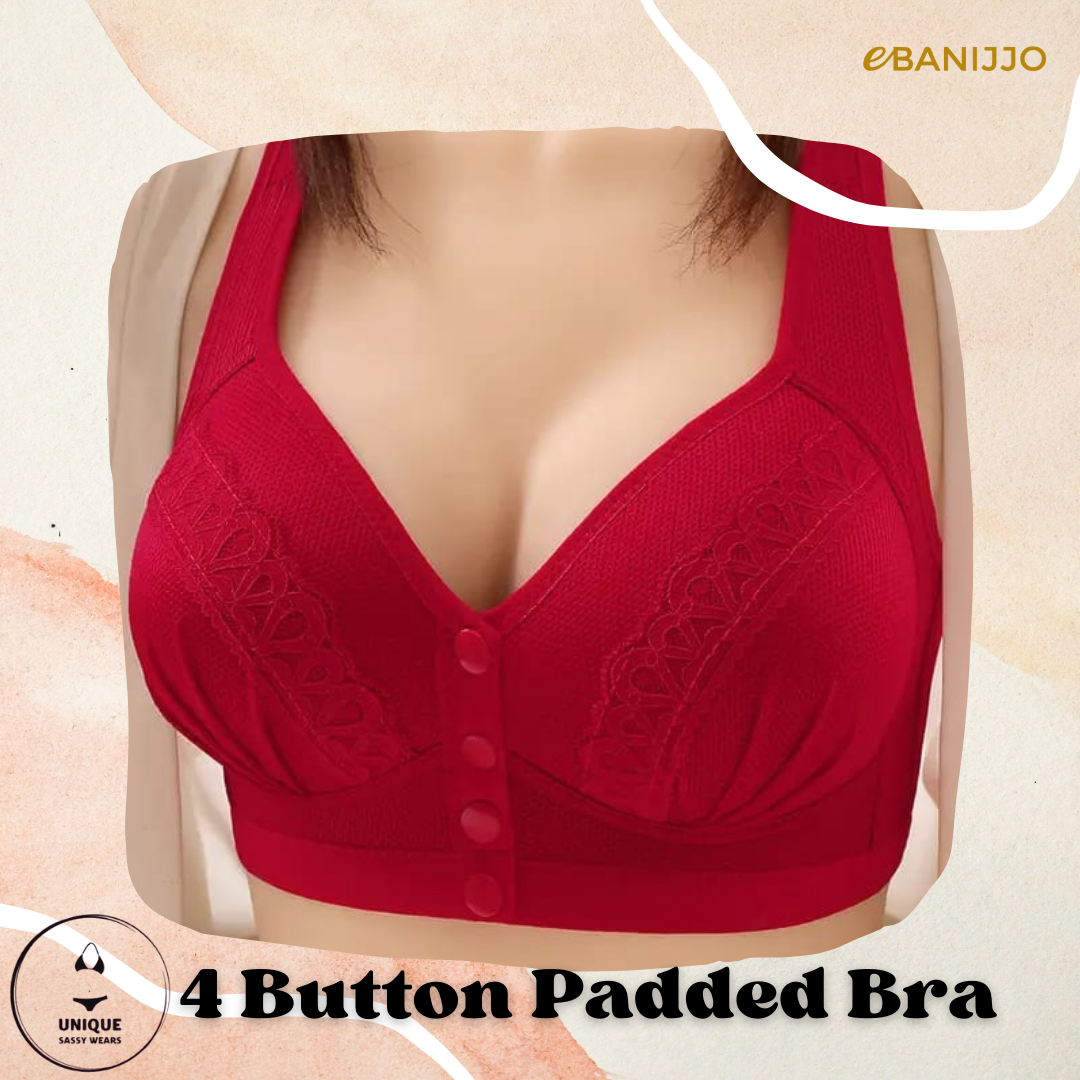 4 Button Padded Bra