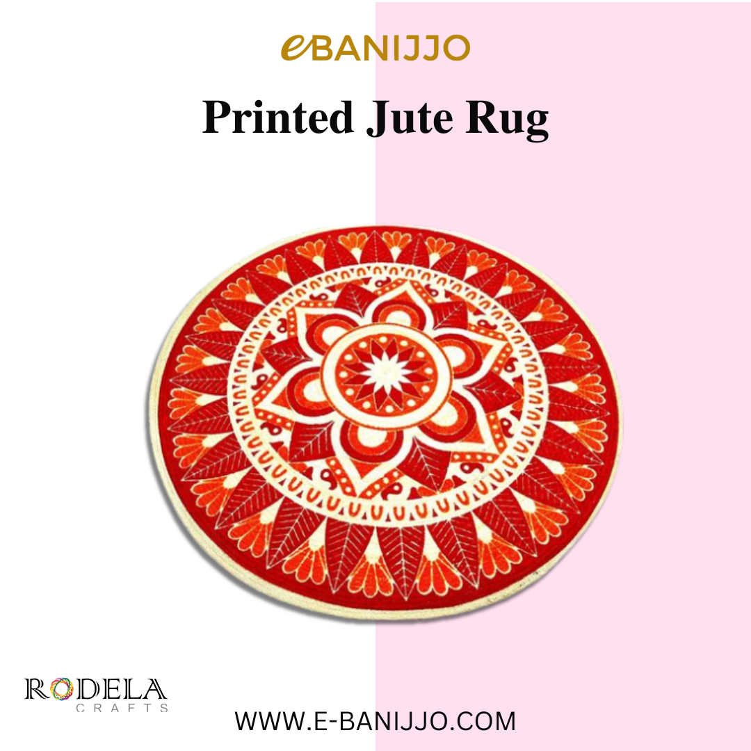 Printed Jute Rug