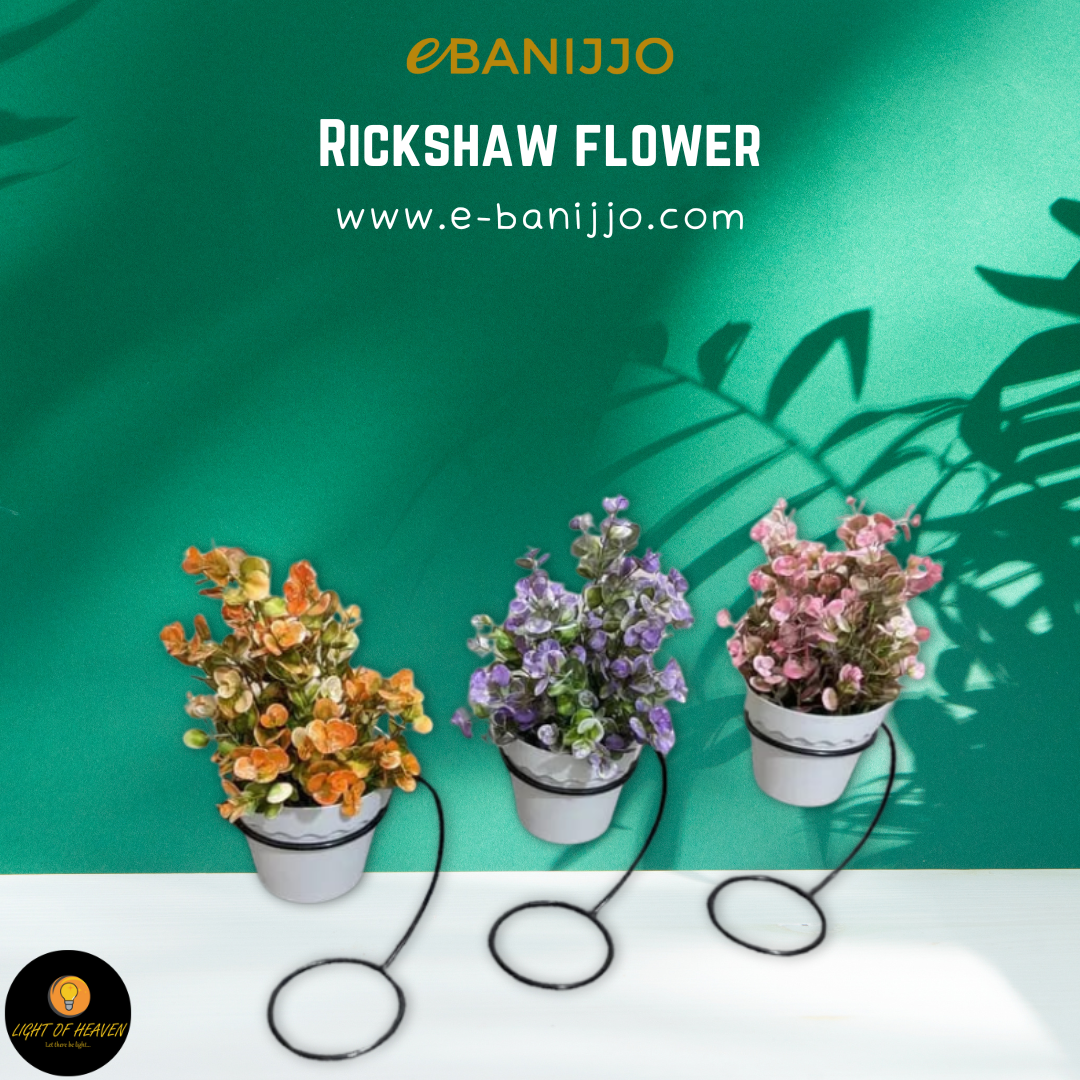 Metal Stand with Flower