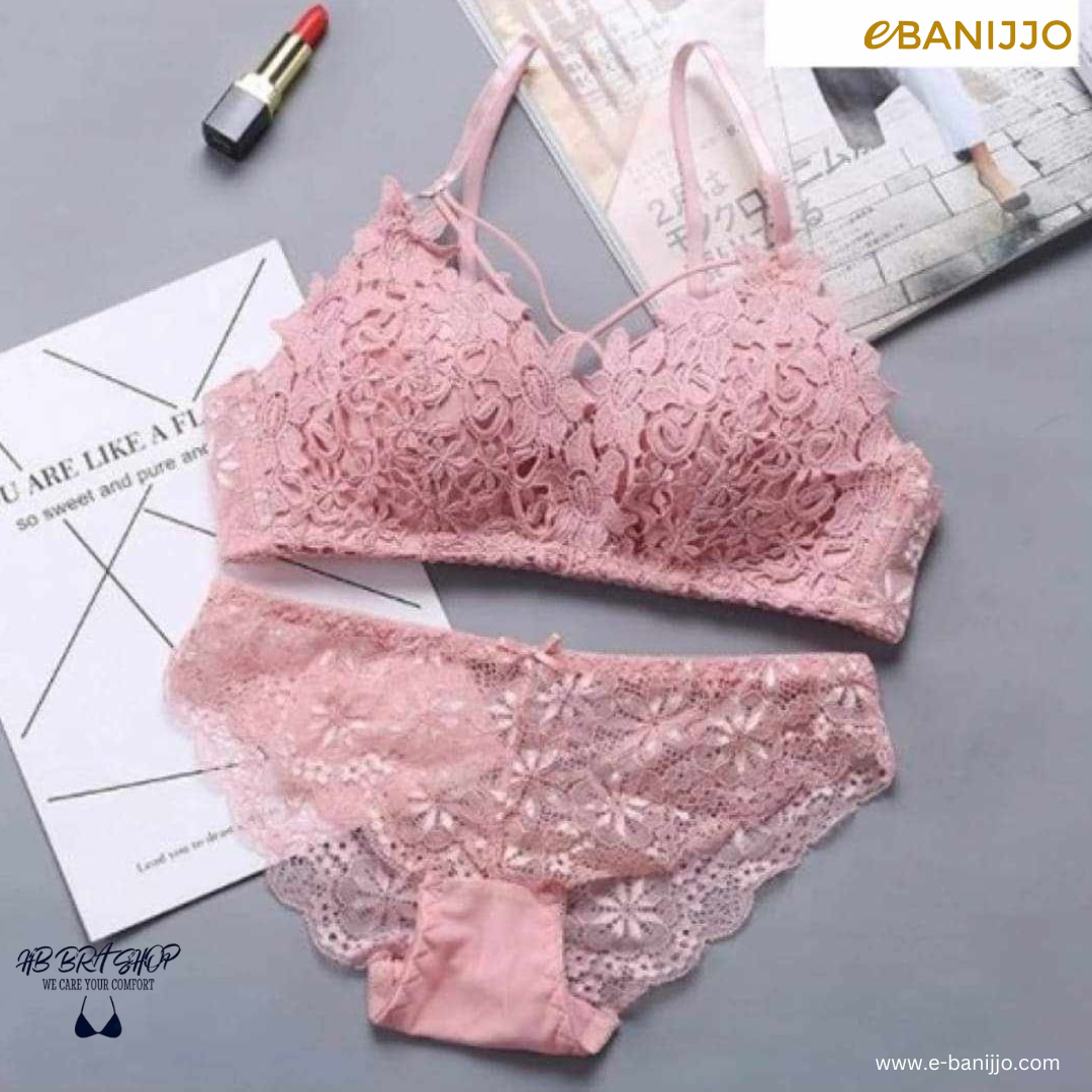 China Rose Bra Panty Set