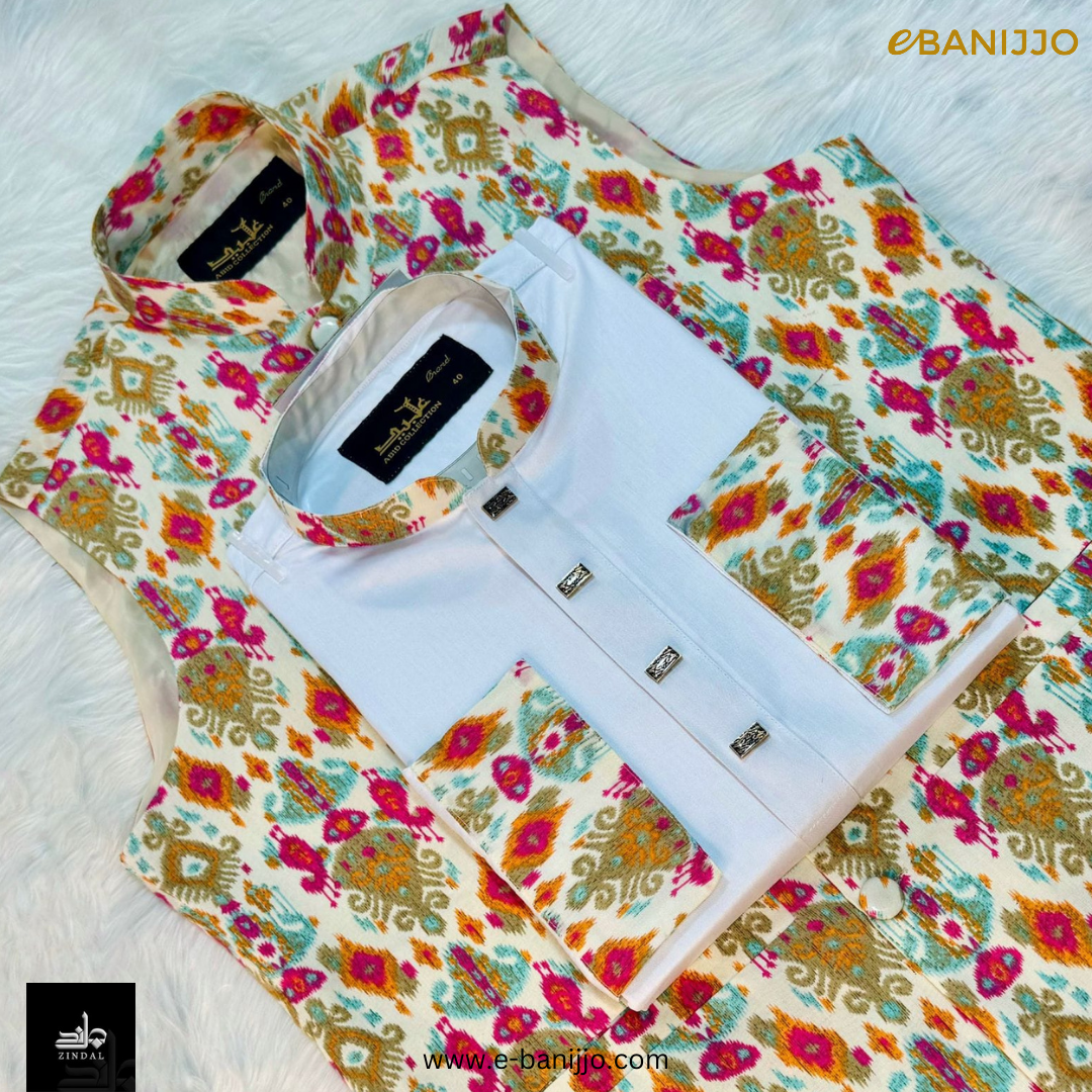 Digital Print Koti~Panjabi Set Collection