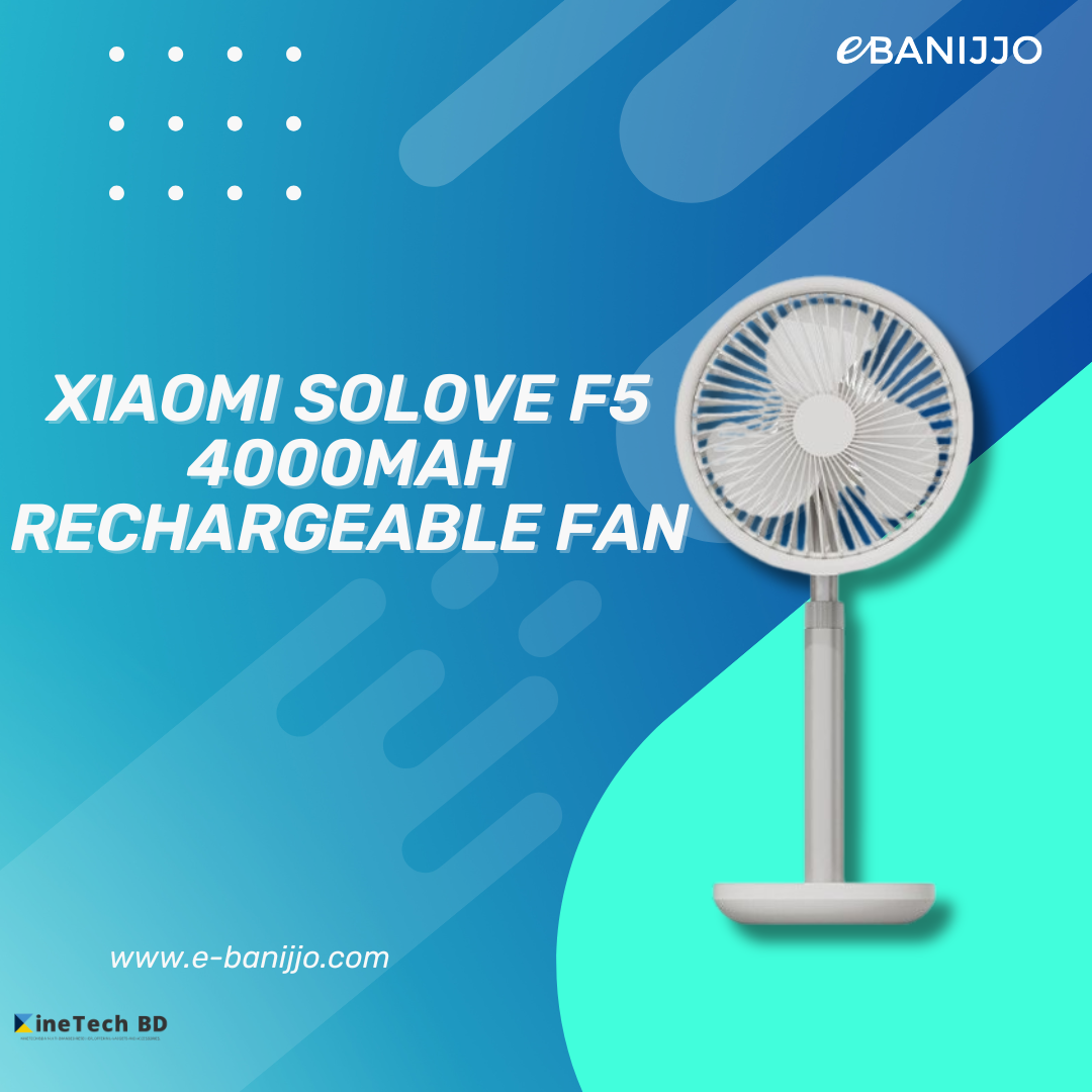 Xiaomi AISOLOVE F5 4000mAh Rechargeable Desk Fan