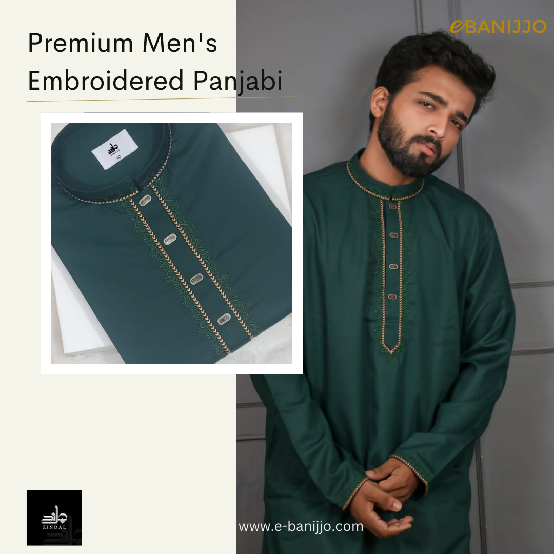 Premium Men's Embroidered Panjabi Collection