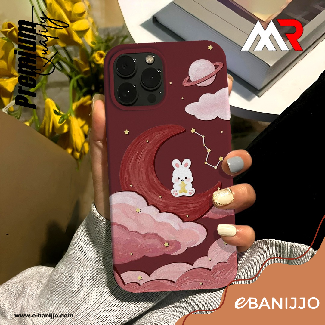 Soft transparent silicone phone case