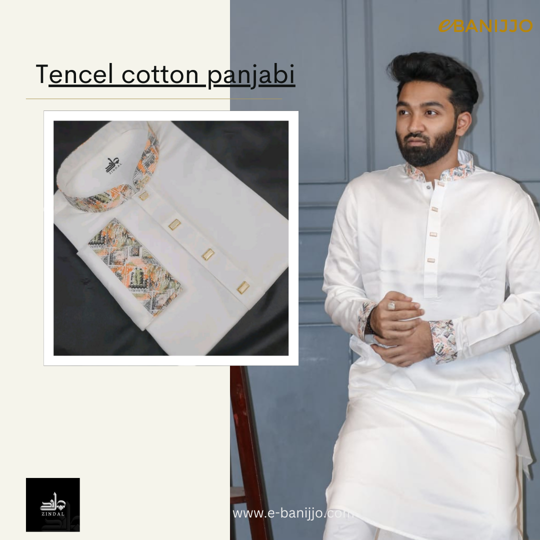 Print Design Tenchil Cotton Panjabi collection