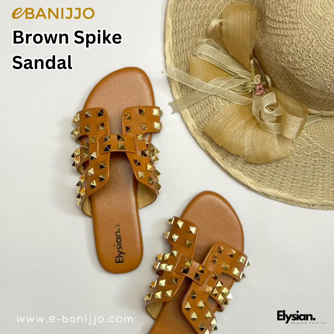 Brown Spike Sandal