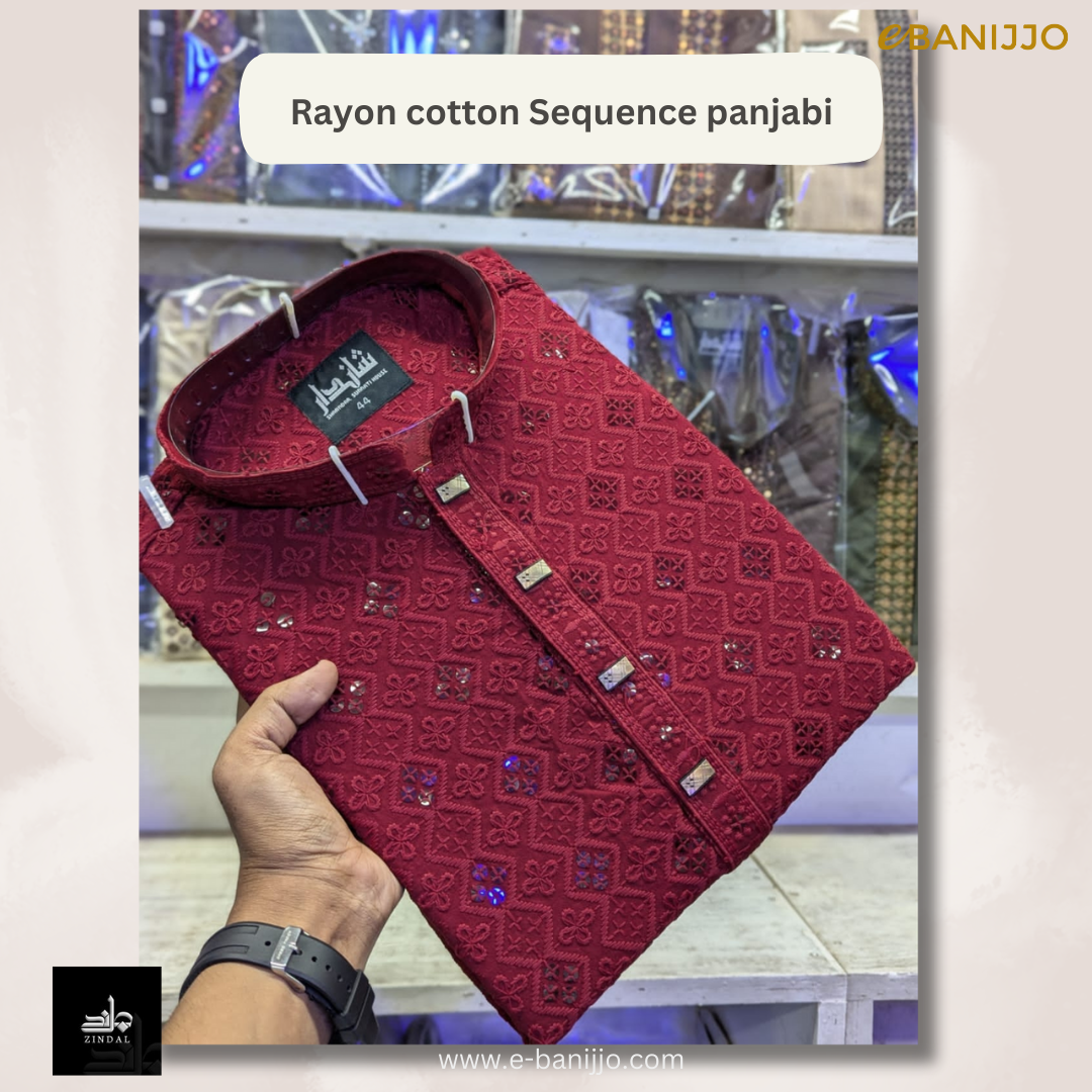 Rayon cotton Sequence Collection