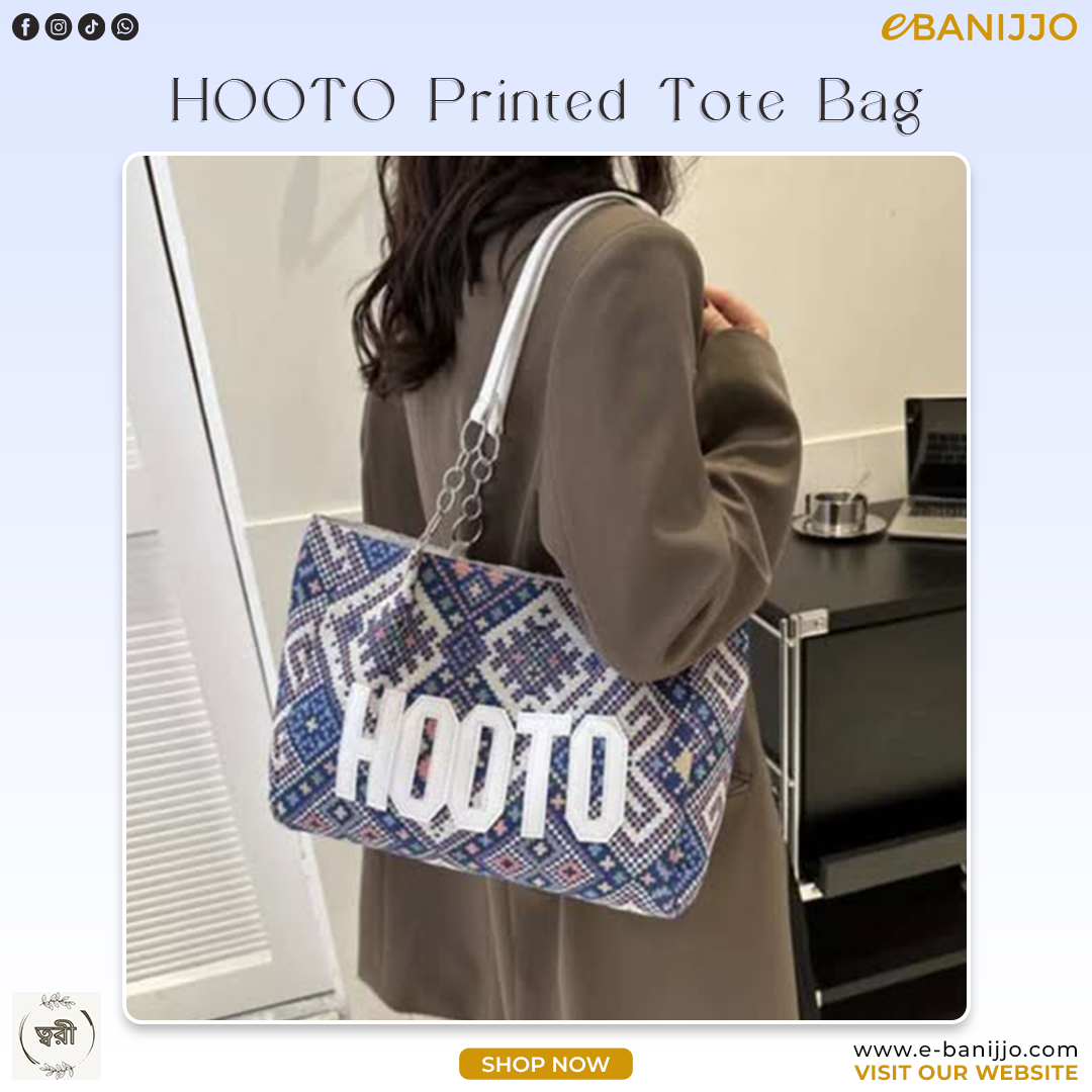 HOOTO Printed Tote Bag