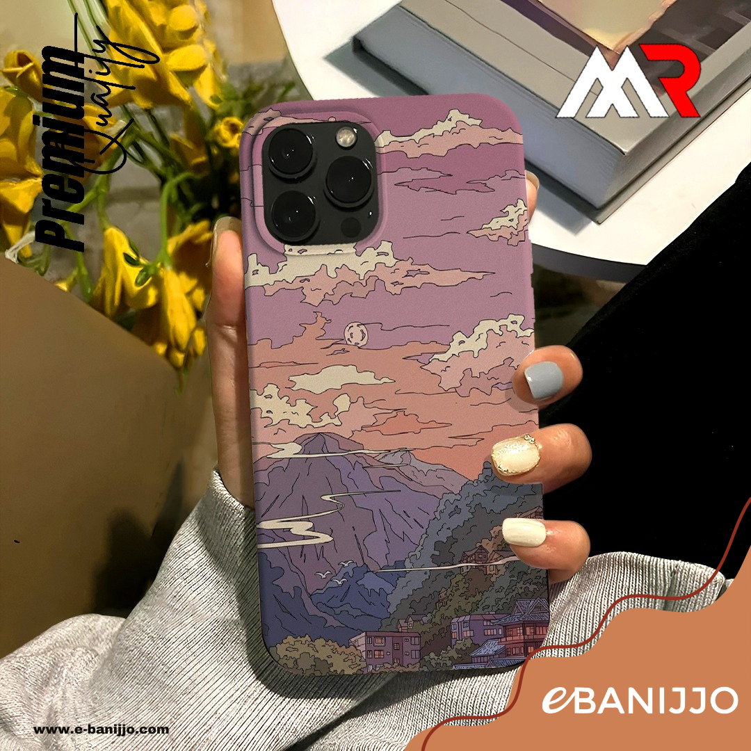 Soft transparent silicone phone case