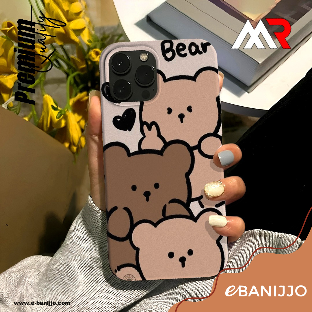 Soft transparent silicone phone case