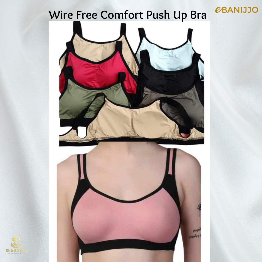 Wire Free Comfort Push Up Bra
