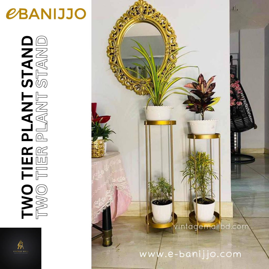 Two tier plant stand