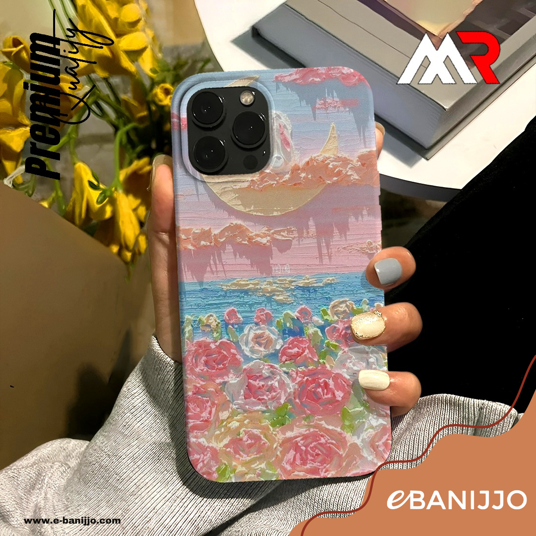 Soft transparent silicone phone case