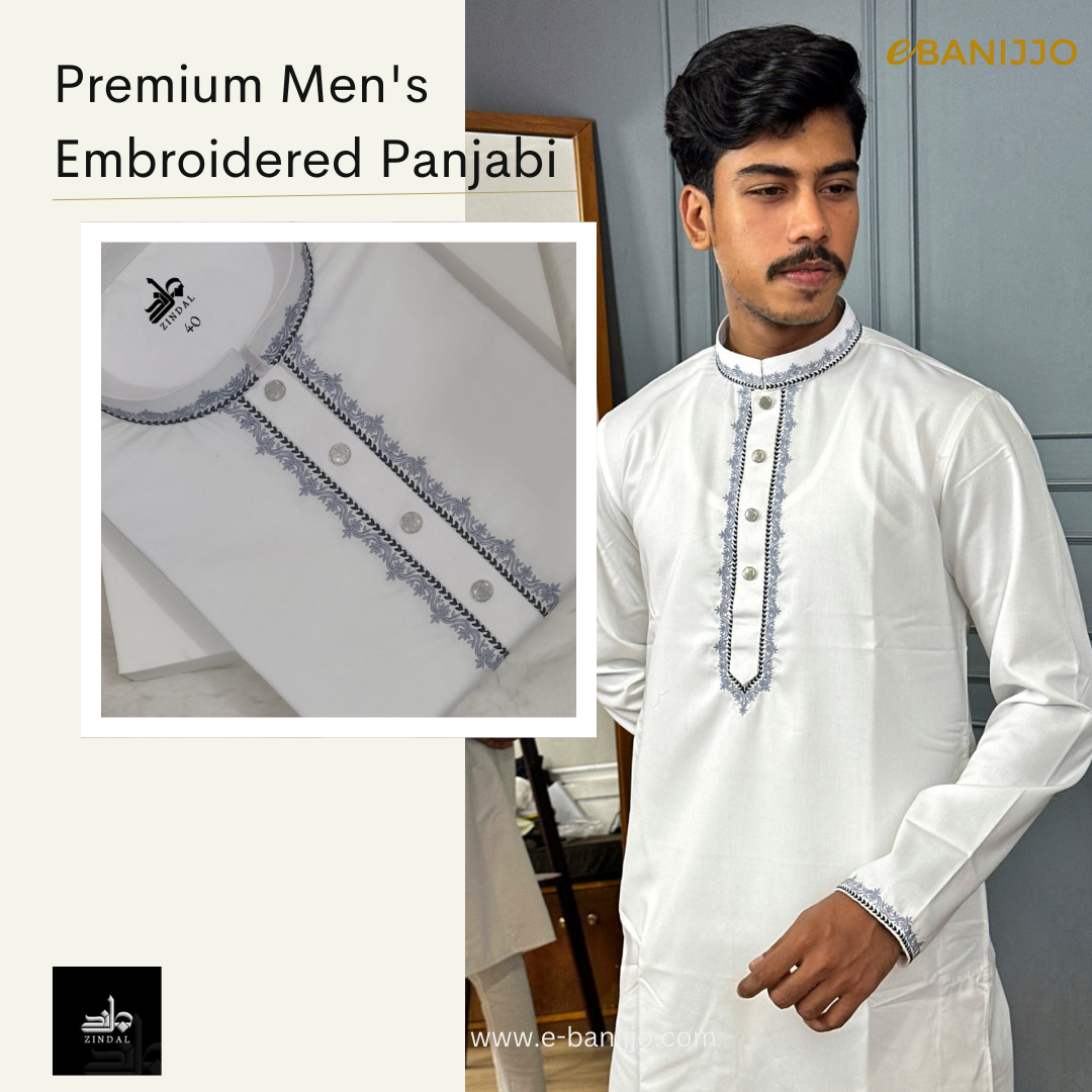 Premium Men's Embroidered Panjabi Collection