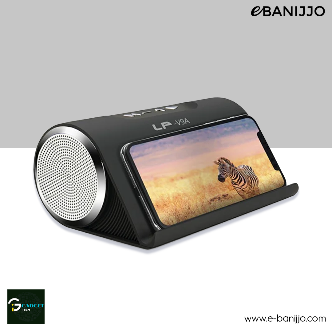 LP-V9A Wireless Bluetooth Portable Speaker with Super Strong Bass with Stand Phone