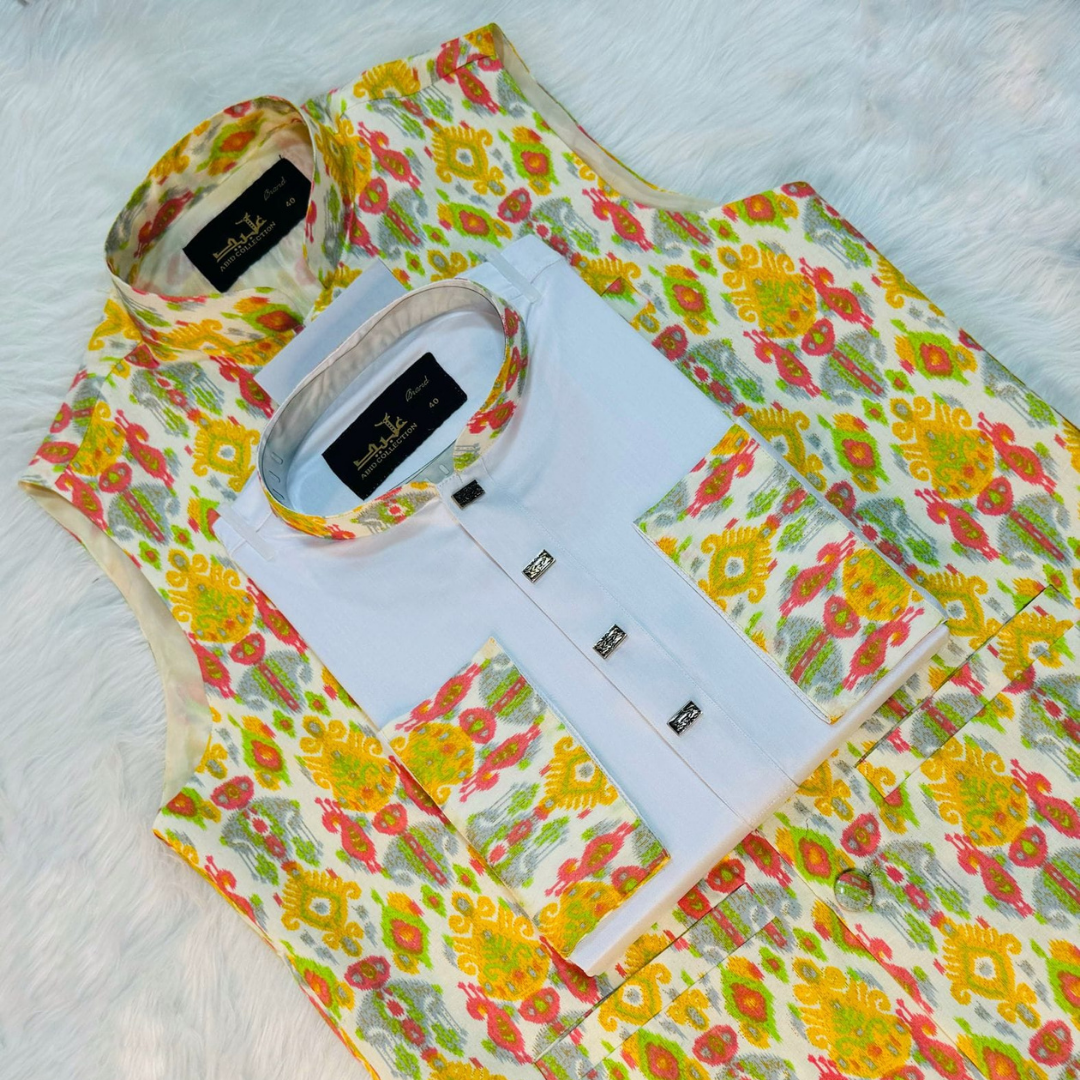 Digital Print Koti~Panjabi Set Collection
