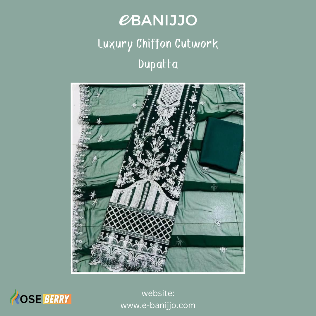 Luxury Cutwork Three Piece