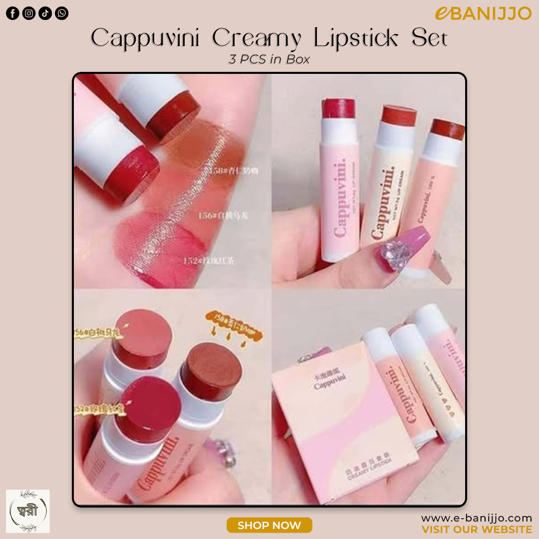 Cappuvini Creamy Lipstick Set