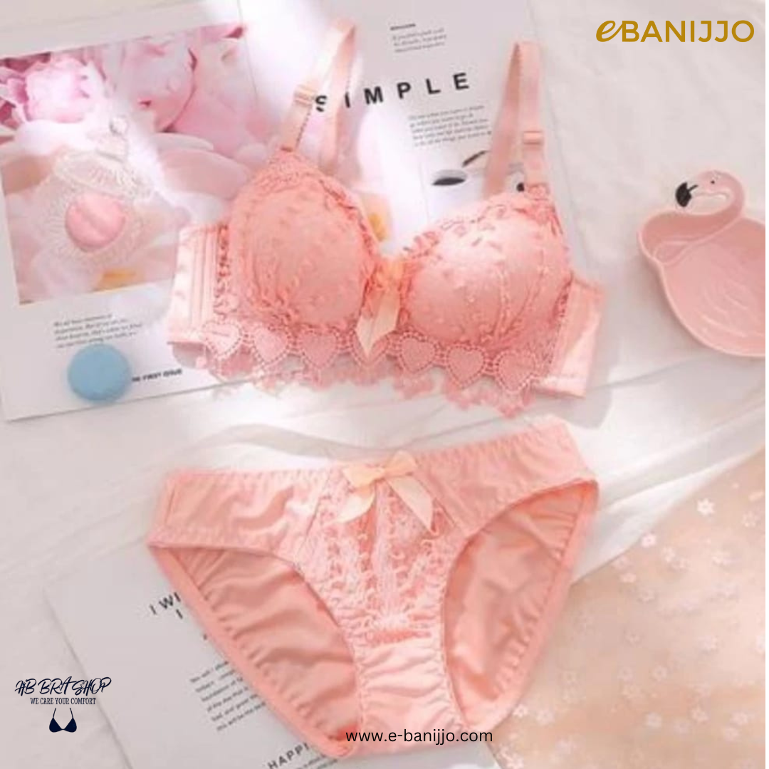 New china pushup bra and panty