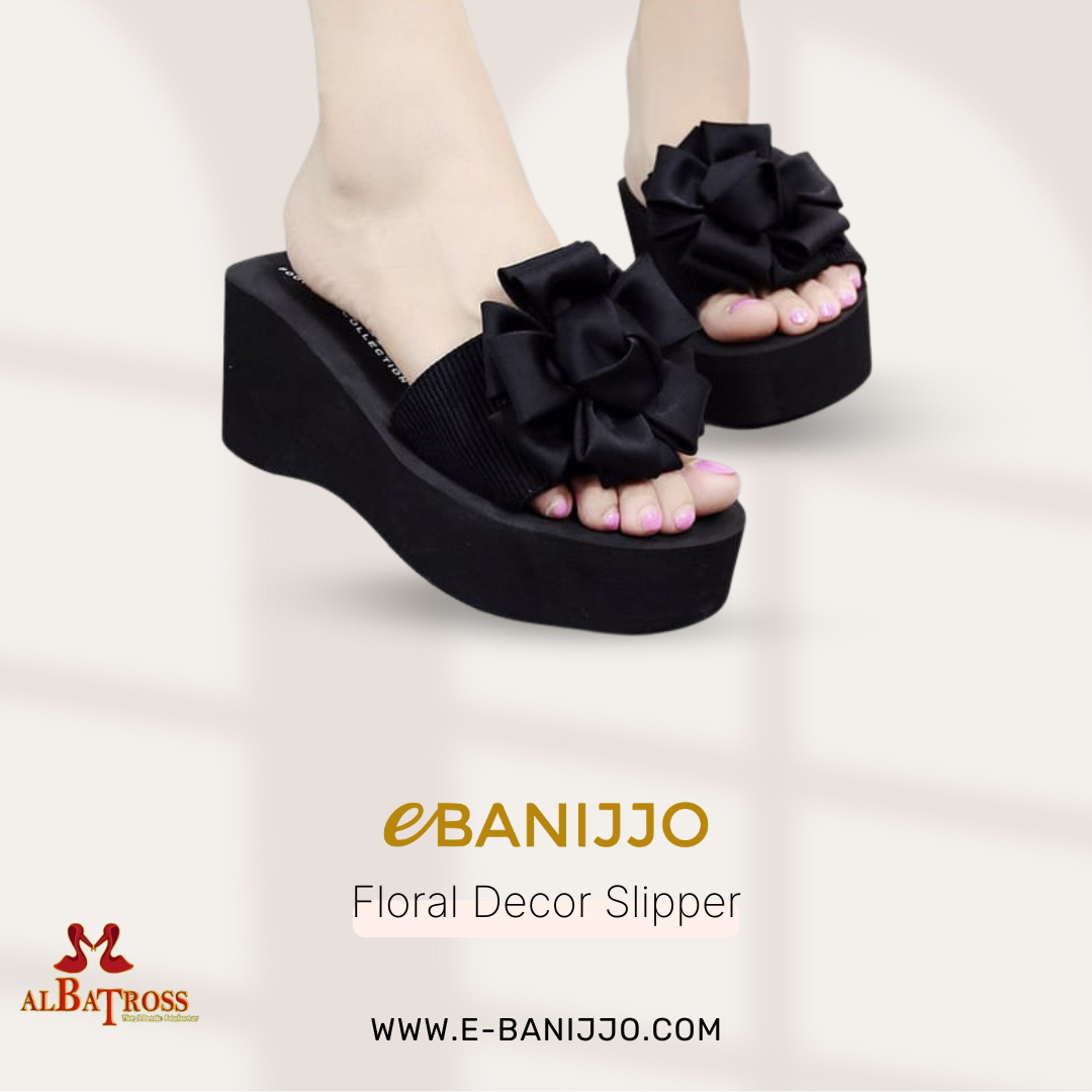 Floral Decor Slipper