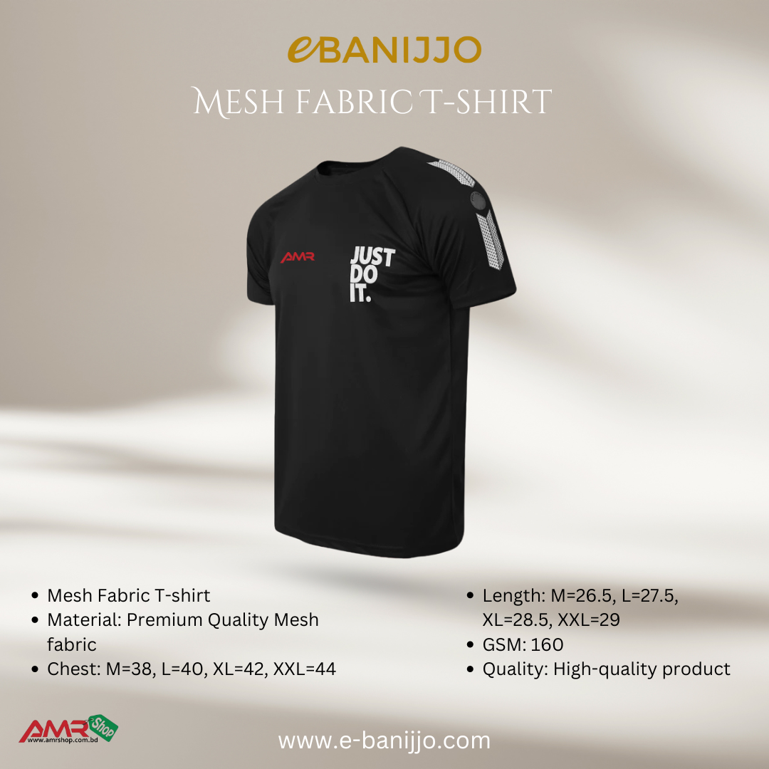 Mesh Fabric T-shirt