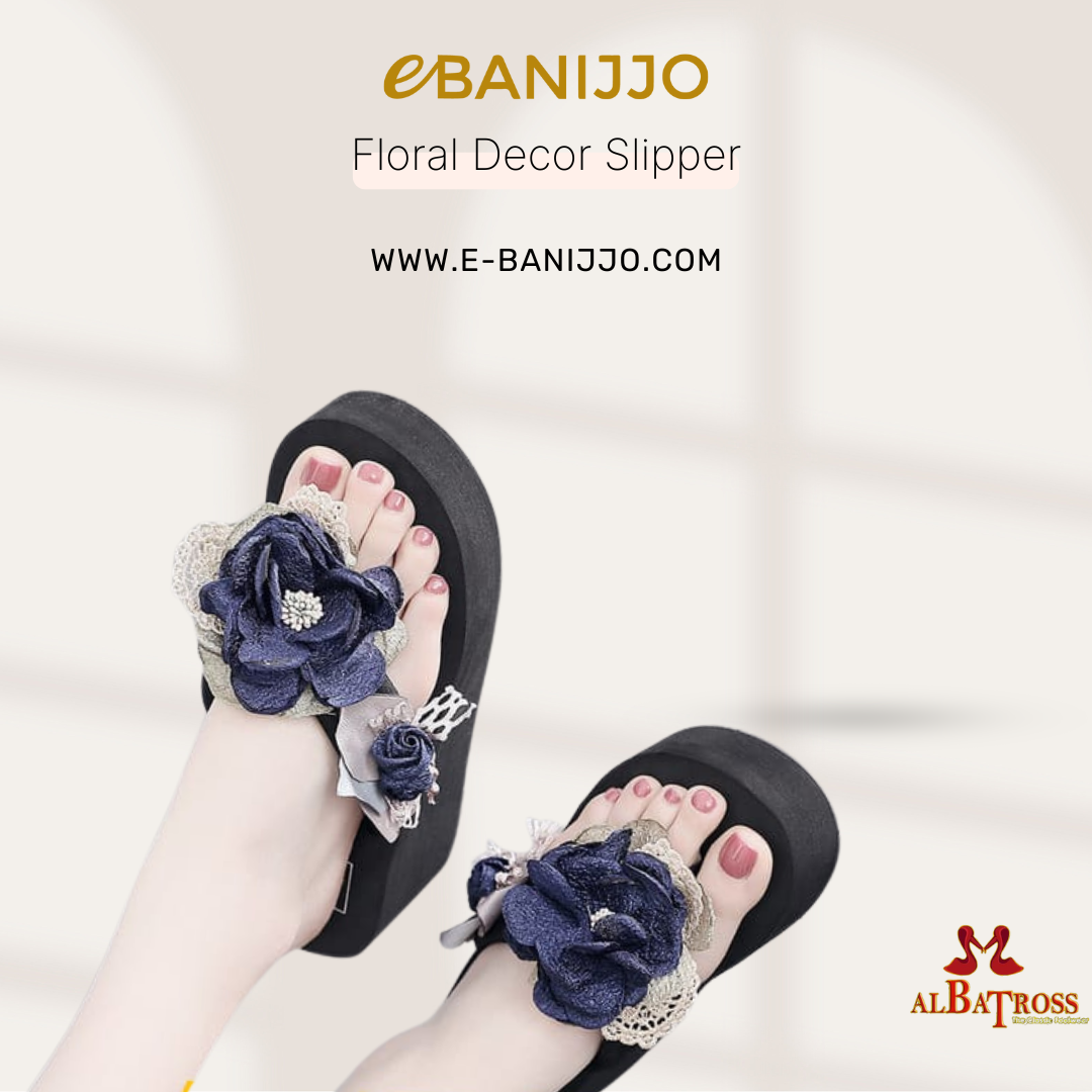 Floral Decor Slipper