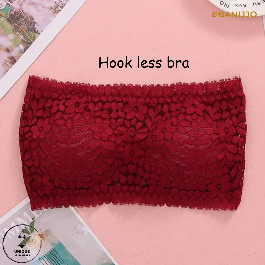 Hook less bra