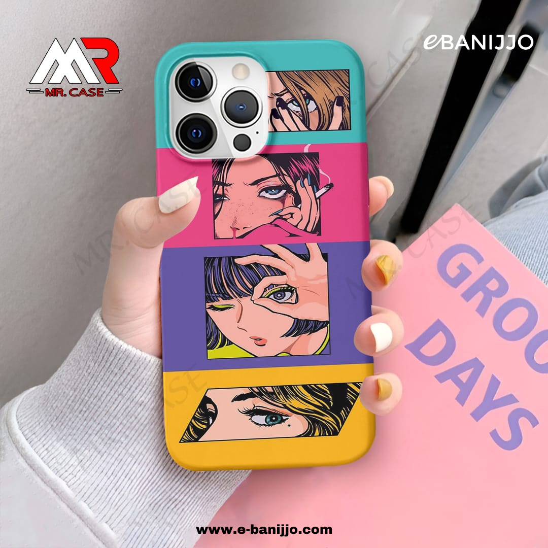 Soft transparent silicone phone case