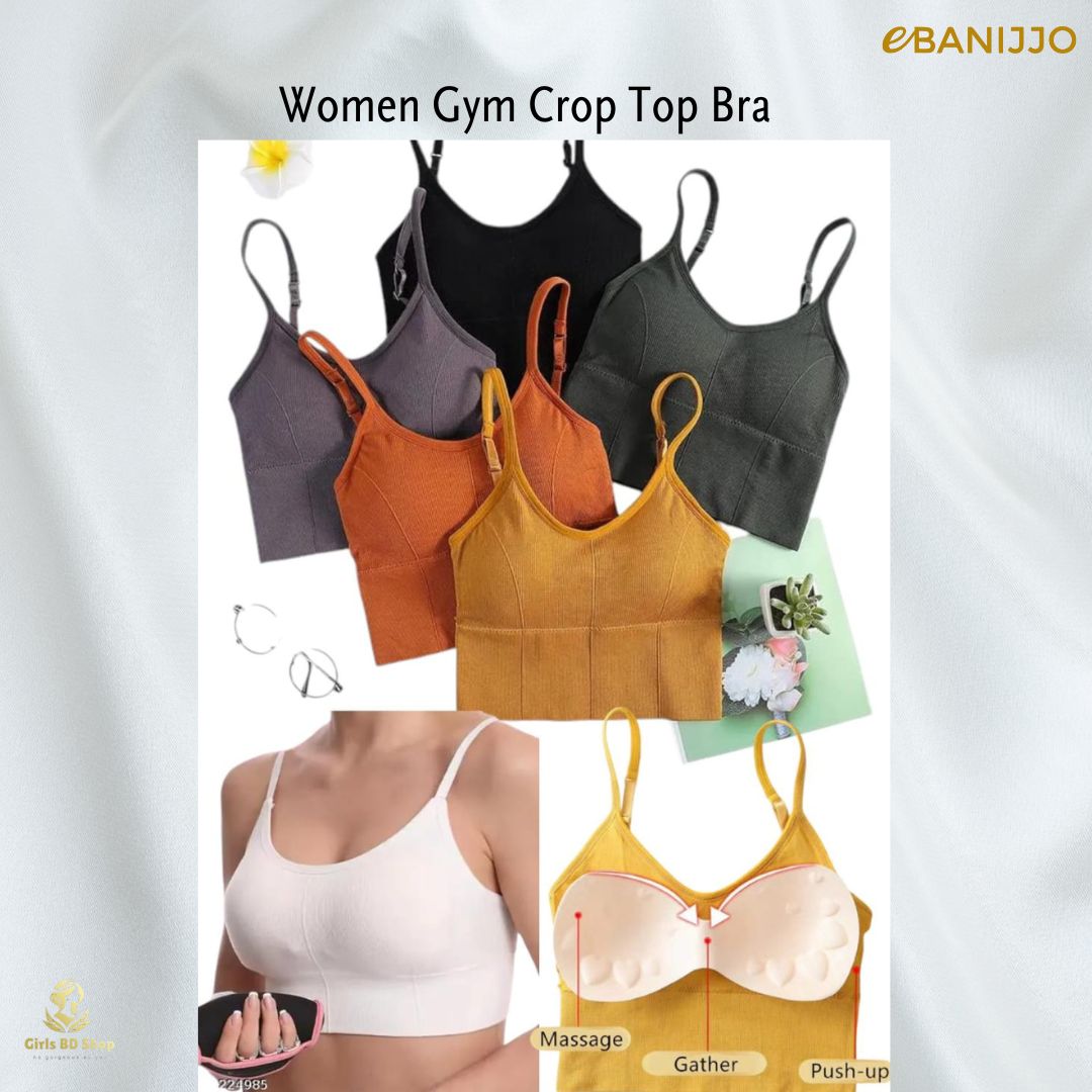 Women Gym Crop Top Bra