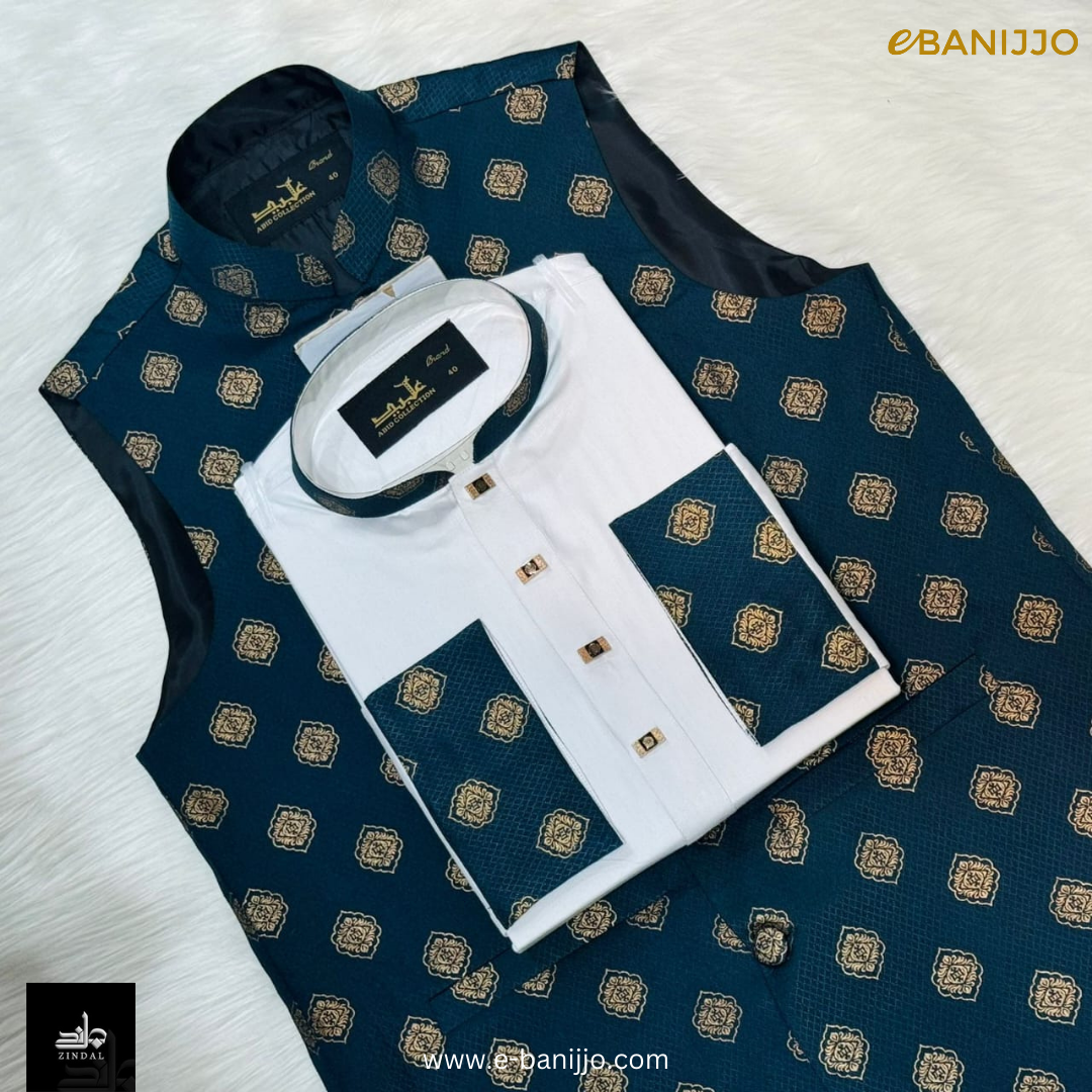 Digital Print Koti~Panjabi Set Collection