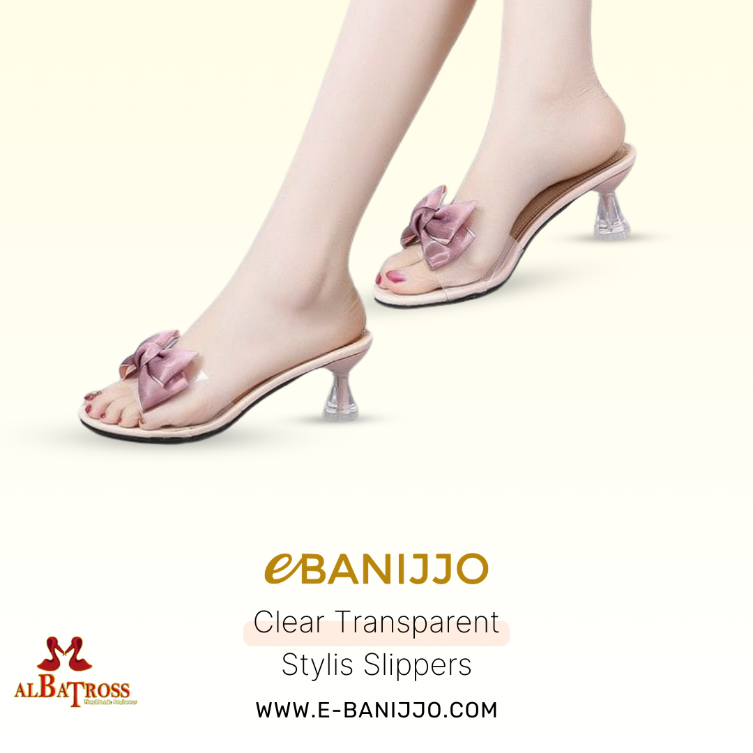 Clear Transparent Stylish Slippers