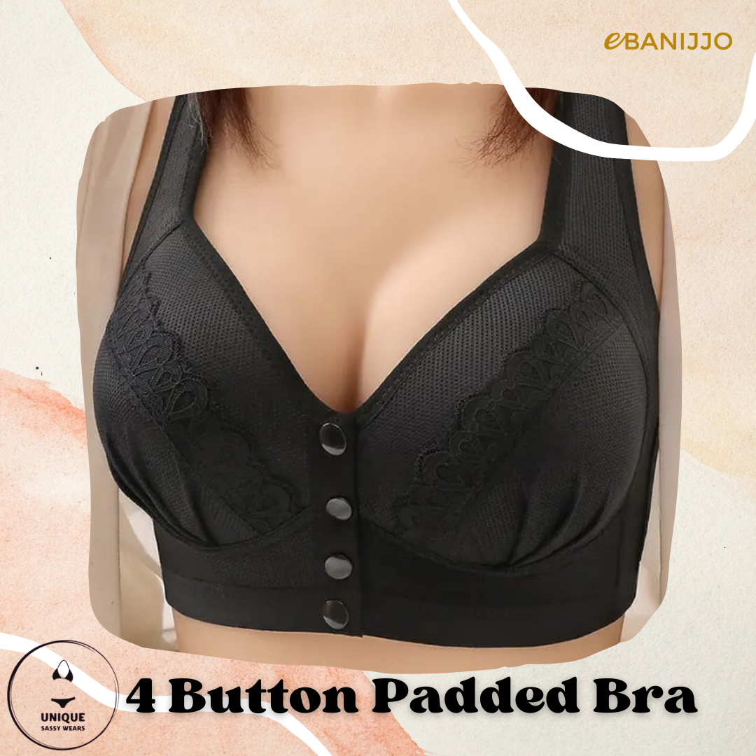 4 Button Padded Bra