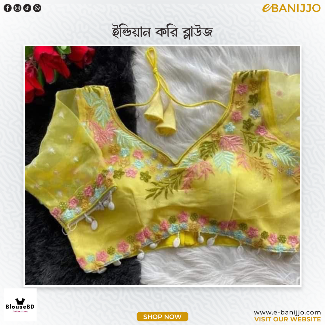 ইন্ডিয়ান করি ব্লাউজ